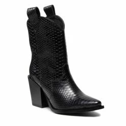 Solo Femme Γυναίκες Biker Μποτάκια Μποτάκια 91611-13-M31/E45-13-00 Μαύρο