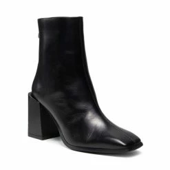 Solo Femme Γυναίκες Biker Μποτάκια Μποτάκια 41408-31-H06/000-52-00 Μαύρο