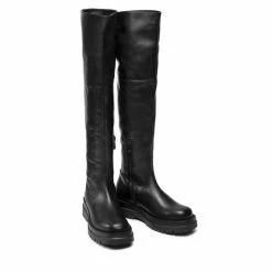 Solo Femme Γυναίκες Μπότες πάνω από το γόνατο 31404-01-883/000-12-00 Κόκκινο Μαύρο -Solo Femme Κατάστημα unnamed file 1120