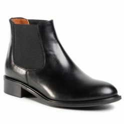 Solo Femme Γυναίκες Biker Μποτάκια Μποτάκια με λάστιχο 33940-04-C57/000-13-00 Μαύρο