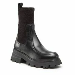 Solo Femme Γυναίκες Μποτάκια 32304-01-N33/000-52-00 Μαύρο