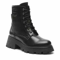 Solo Femme Γυναίκες Biker Μποτάκια Μποτάκια 32302-01-N33/000-52-00 Μαύρο