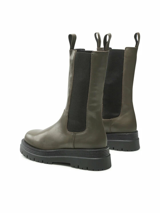 Solo Femme Γυναίκες Biker Μποτάκια Μποτάκια με λάστιχο 31401-01-N60/000-13-00 Χακί 5 Solo Femme Γυναίκες Biker Μποτάκια Μποτάκια με λάστιχο 31401-01-N60/000-13-00 Χακί - Image 3