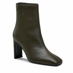 Solo Femme Γυναίκες Biker Μποτάκια Μποτάκια 41408-52-N60/000-52-00 Πράσινο