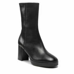 Solo Femme Γυναίκες Biker Μποτάκια Μποτάκια 35601-01-L15/000-52-00 Μαύρο