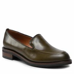 Solo Femme Γυναίκες Κλειστά Παπούτσια Lords 96663-07-M47/E45-03-00 Πράσινο