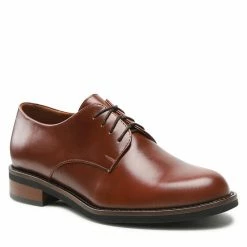 Solo Femme Γυναίκες Κλειστά Παπούτσια Oxfords 96607-07-L26/000-03-00 Καφέ