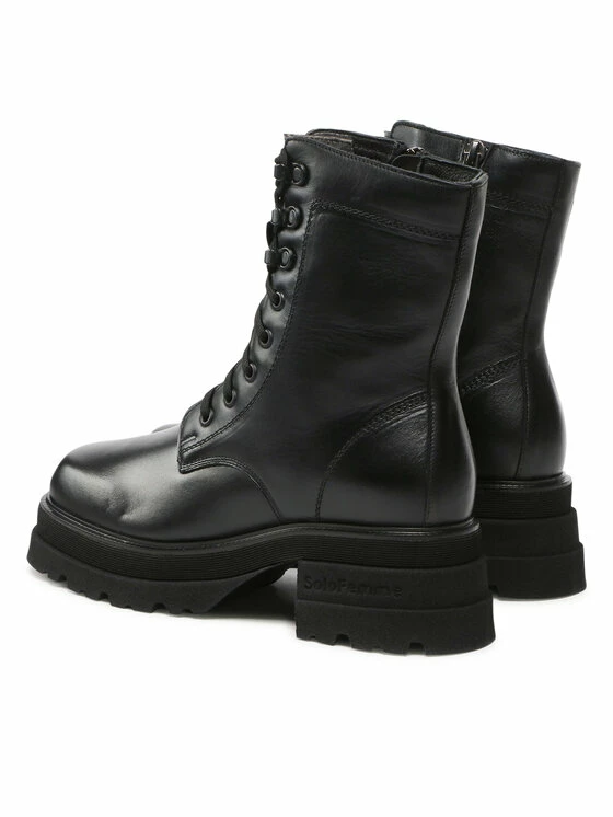 Solo Femme Γυναίκες Biker Μποτάκια Μποτάκια 15803-03-N33/000-52-00 Μαύρο 5 Solo Femme Γυναίκες Biker Μποτάκια Μποτάκια 15803-03-N33/000-52-00 Μαύρο - Image 3