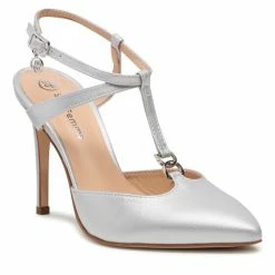 Solo Femme Γυναίκες Σανδάλια 34312-32-I50/000-05-00 Ασημί