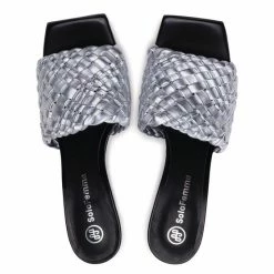 Solo Femme Γυναίκες Παντόφλες 60912-31-A19/003-06-00 Ασημί -Solo Femme Κατάστημα unnamed file 2669