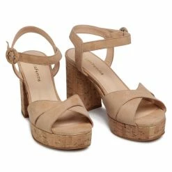 Solo Femme Γυναίκες Σανδάλια 53601-01-I57/000-07-00 Μπεζ -Solo Femme Κατάστημα unnamed file 2680