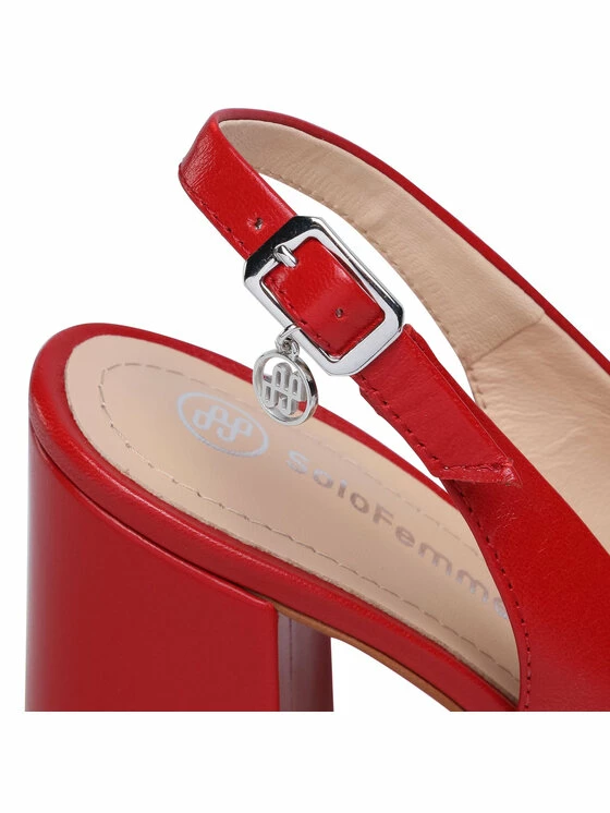 Solo Femme Γυναίκες Σανδάλια 75414-89-I85/000-05-00 Κόκκινο 6 Solo Femme Γυναίκες Σανδάλια 75414-89-I85/000-05-00 Κόκκινο - Image 4