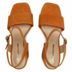 Solo Femme Γυναίκες Σανδάλια 30706-13-L77/L79-07-00 Πορτοκαλί -Solo Femme Κατάστημα unnamed file 2765