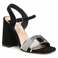 Solo Femme Γυναίκες Σανδάλια 30707-13-020/000-07-00 Μαύρο