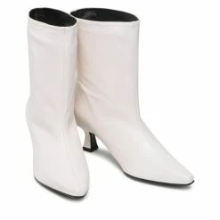 Solo Femme Γυναίκες Biker Μποτάκια Μποτάκια 47301-10-L94/000-13-00 Λευκό -Solo Femme Κατάστημα unnamed file 352