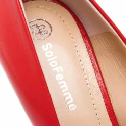 Solo Femme Γυναίκες Γοβάκια Γόβες 34201-A8-I85/000-04-00 Κόκκινο -Solo Femme Κατάστημα unnamed file 827